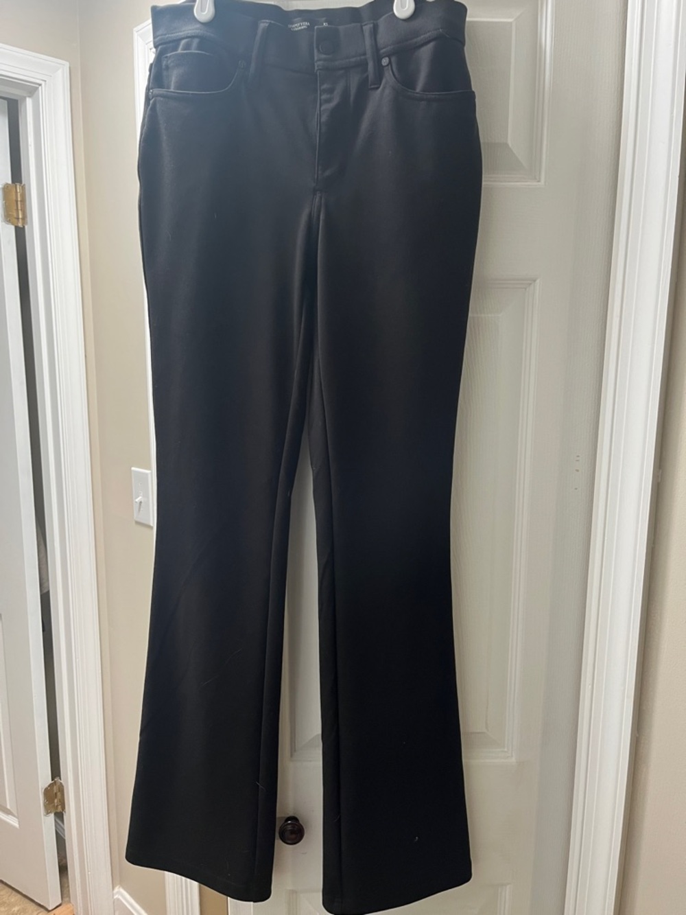 Simply Vera Vera Wang Black Boot-Cut Stretch Pants